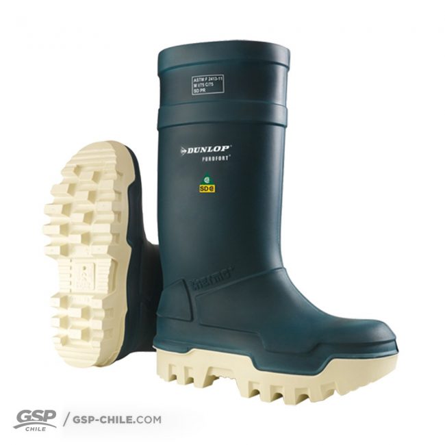 Bottes De Travail Industrielles Dunlop Acifort Tricolour - Antidérapantes, Résistantes Aux Produits Chimiques